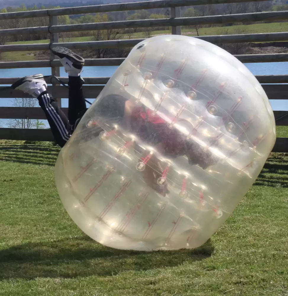 bubble foot séminaire d'entreprise footbal