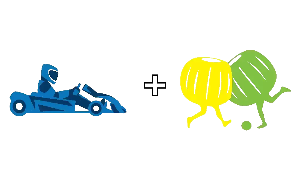 logo pack 2 GP Kart et bubble foot