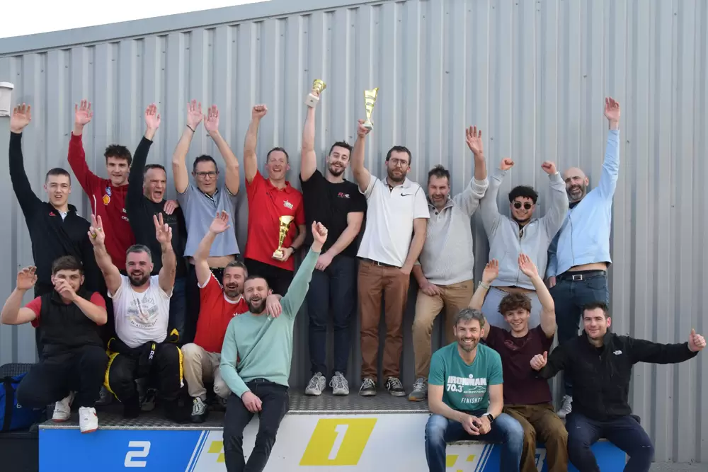 les pilotes au podium de la sprint 2 temps du samedi 21 mars 2026