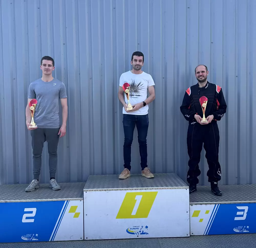 le podium de la course du 1er mai 2026