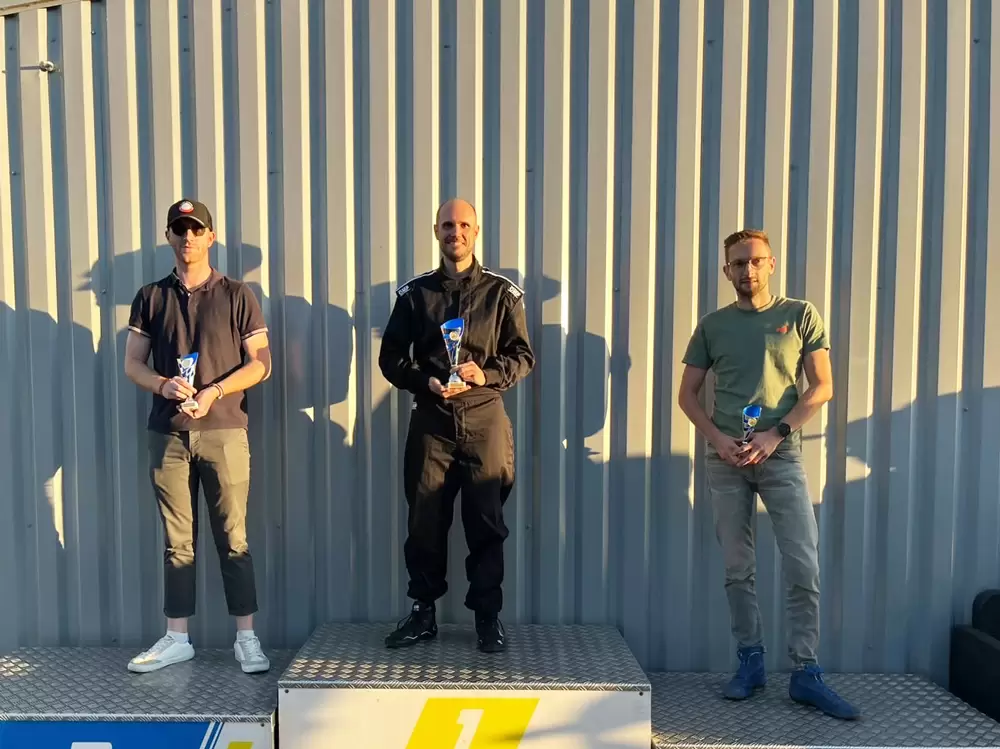 les 3 vainqueurs de la Sun Kart du 6 août 202