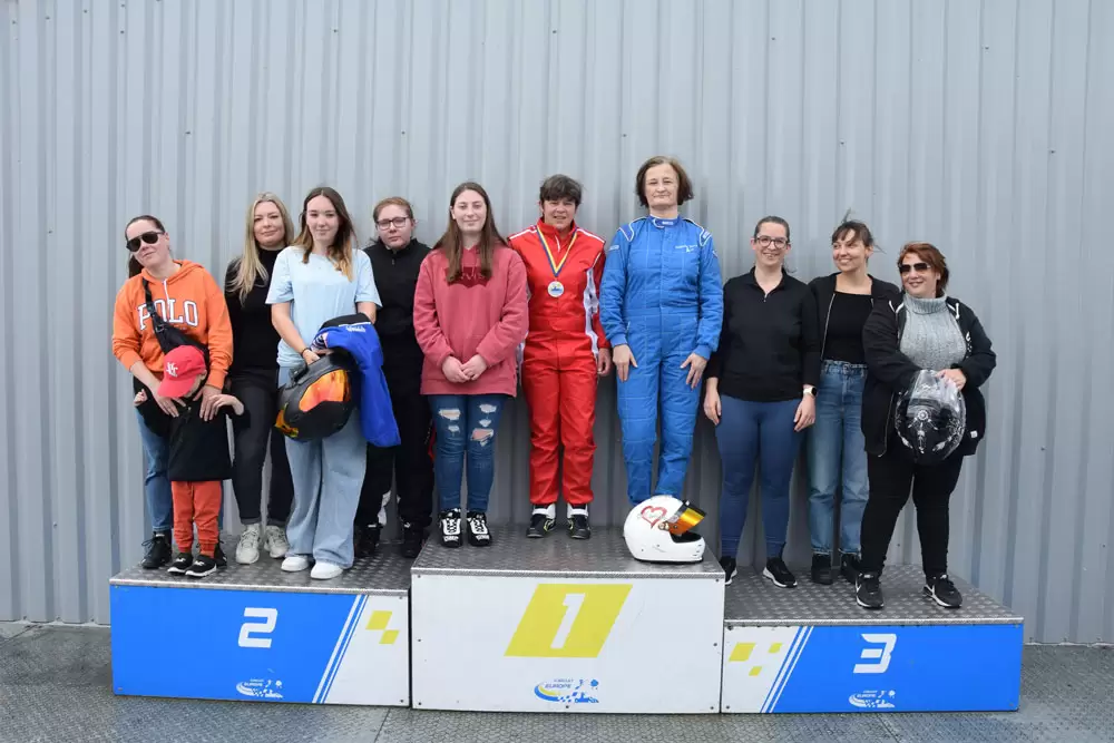 Toutes les pilotes au podium GP des Féminines 202 Les pilotes du GP des Féminines 202