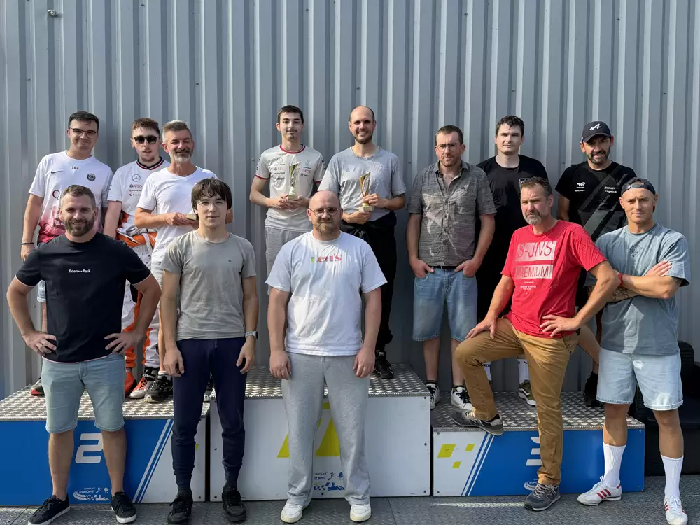 podium général de l'Accélération du samedi 18 juillet 