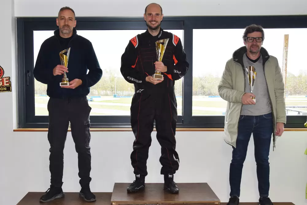 les 3 vainqueurs de la course du Téléthon 20