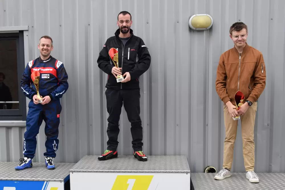 les 3 vainqueurs de la course du 1er avril 2024 après-mid