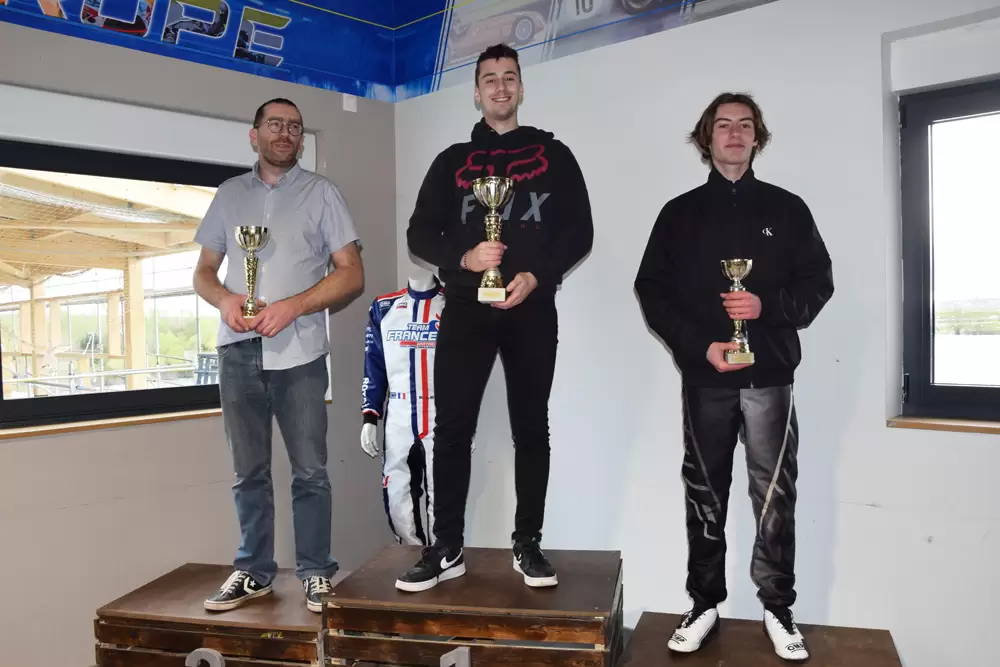 podium de la sprint 2 temps du samedi 23 mars 2024