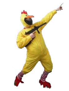 paintball costume poulet déguisement evg evjf anniversair