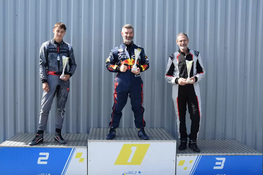 les vainqueurs de l'Overpass du 30 mai 2025 le podium de la course du 30 mai 2025