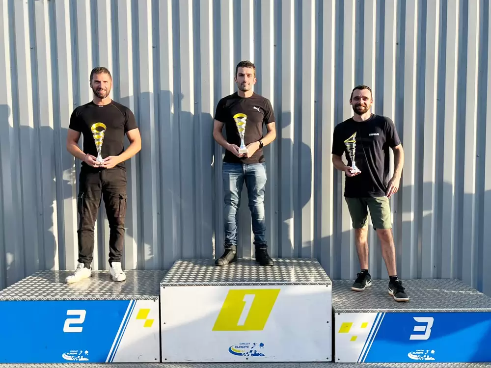 les 3 vainqueurs de la Sun Kart du 9 juillet 2026