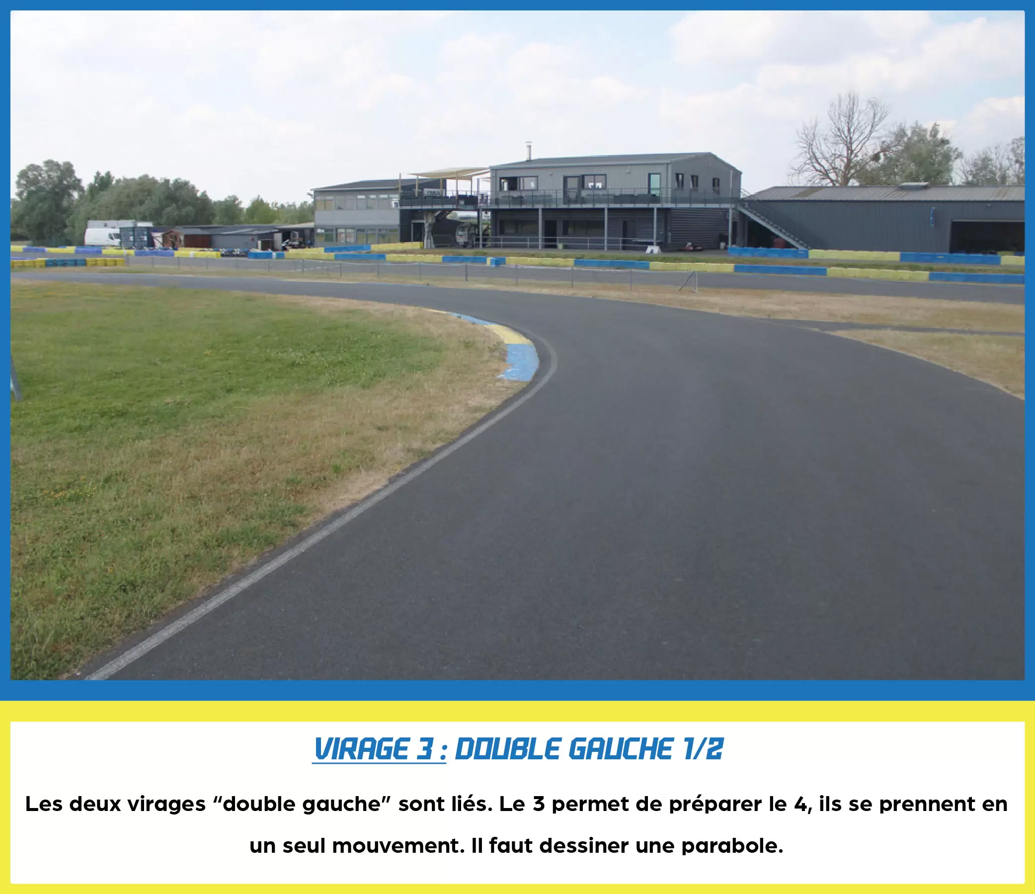 virage 3 circuit de l'Europe le double gauche 1 sur 2