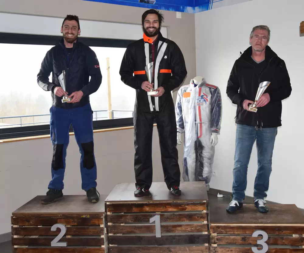 podium de la course en 2 temps winter cup du samedi 27 janvier 2024